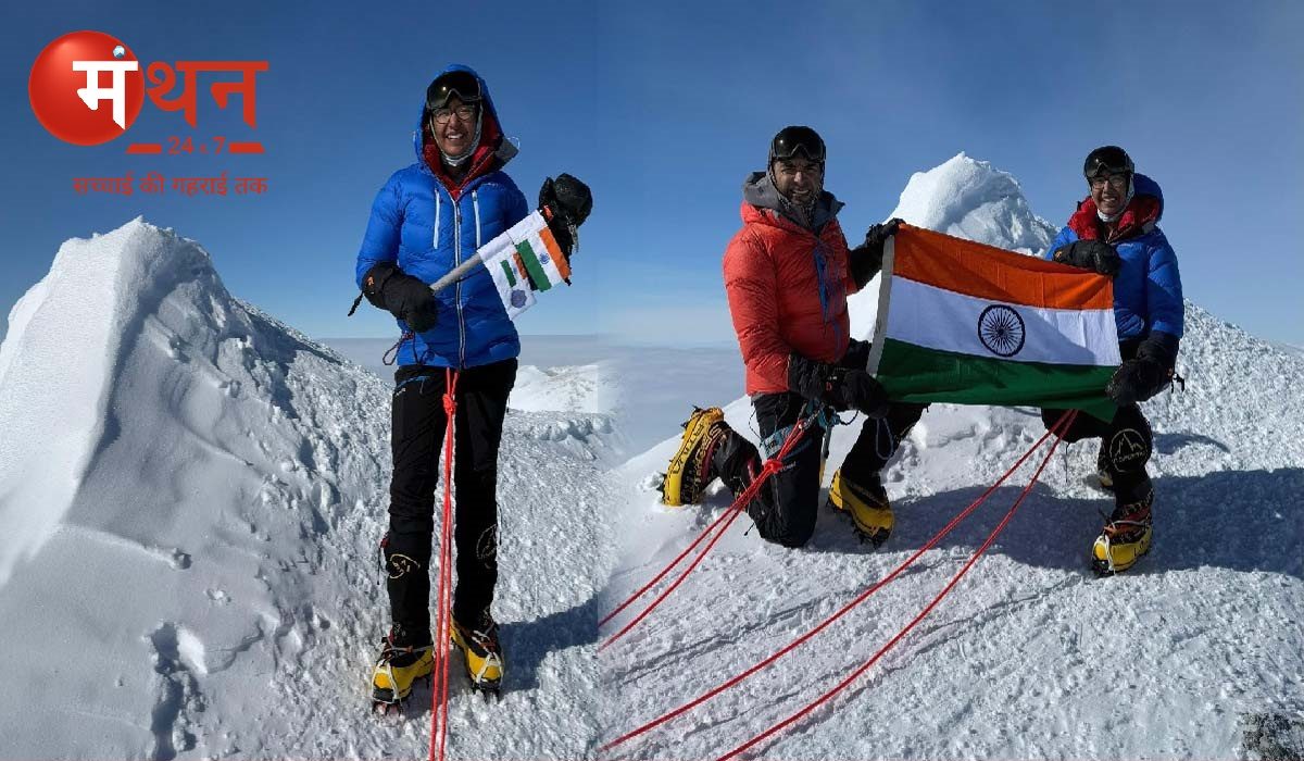 नेवी ऑफिसर की 17 वर्षीय बेटी काम्या कार्तिकेयन ने रचा इतिहास, सातों महाद्वीपों की सबसे ऊंची चोटियों को किया फतह।